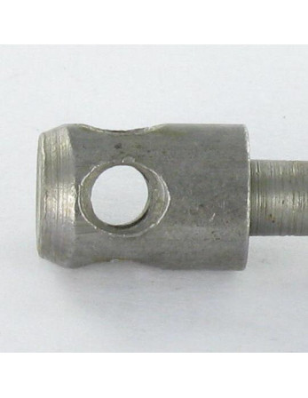 1 x Bolzen Rohstahl langer M8X50 gewinde 150