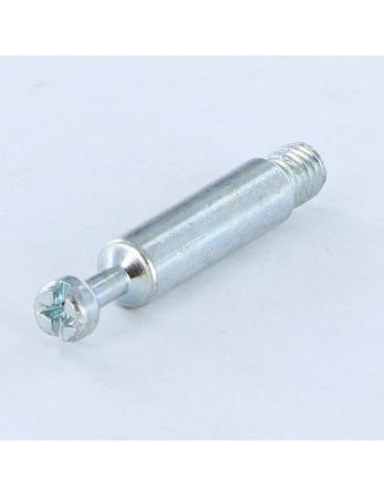 1 x Holzdübel Metalle 7x42 M6 Verzinkt