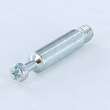 1 x Holzdübel Metalle 7x42 M6 Verzinkt