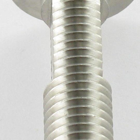 1 x Metallschrauben Kopf Flach A/FLAT 20x50 Mit Gewinde 43 M10 Edelstahl