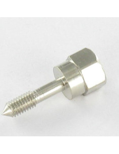 Schraube Senkkopfschraube Nickel Messing M3 6,5 x 19...