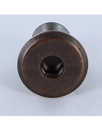 1 x Hülsenmutter Flachkopf Kopf-Durchmesser 15...