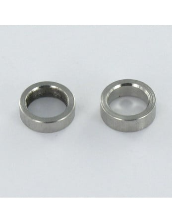 1 x RINGE Edelstahl 10x7x3