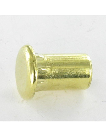 1 x Hülsenmutter Flachkopf Kopf-Durchmesser 15...