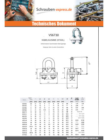 1 x Kabelbinder Klemmbügel Verzinkt Für Kabel 18