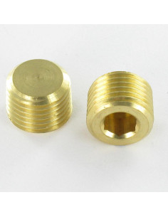 1/4 GAS Länge 10 Sechskant Schlüssel 6 Messing R.1102