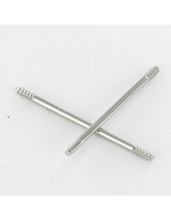 1 x Stange 2x37,6/5/5 Edelstahl