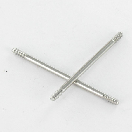 1 x Stange 2x37,6/5/5 Edelstahl