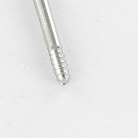 1 x Stange 2x37,6/5/5 Edelstahl