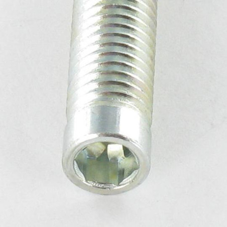 1 x Metallschrauben Verzinkt Stellschraube M8X35 Mit Gewinde 30 Flache Spitze Schraubenschlüssel 5