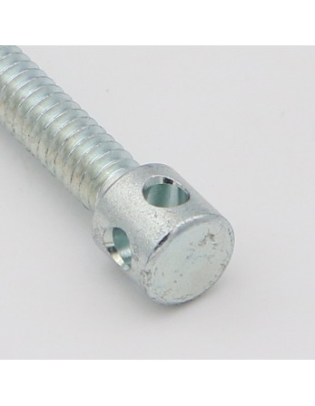1 x Möbelschraube Verzinkt M7X50 Kopf 4TRO