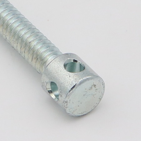1 x Möbelschraube Verzinkt M7X50 Kopf 4TRO