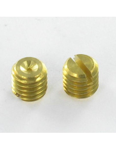 Metallschrauben Stellschraube Gespalten Messing M6x6...