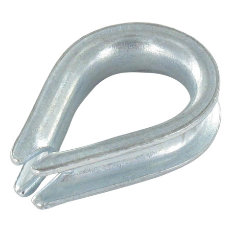 1 x Herzkausche LICHT Für Kabel Von 20 Verzinkt