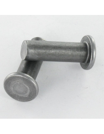 1 x Bolzen Von Hebel Rohstahl 8x27 79 D Kopf 14