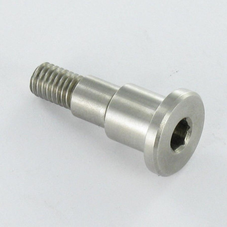 1 x Schraube Doppelt Schulter Zylindrischer Flachkopf M5 Schraubenschlüssel 4 12x23 Edelstahl 303