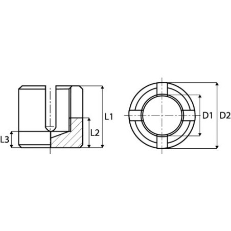 1 x Kreuz-Seilklemme Für Kabel Durchmesser 6 Edelstahl A4