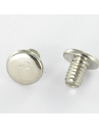 1 x Fensterladen Nickel Messing Flachkopf 4,6 x...