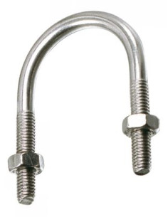Klemmbügel Verzinkt Runder Rücken Mit Gewinde M10/55 Für...