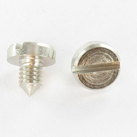 1 x Metallschrauben Nickelstahl Breiter zylindrischer Halbrundkopf Gespalten 8x8,3 Spitze