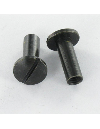 1 x Muttern Binder Flachkopf Gespalten M4x12...