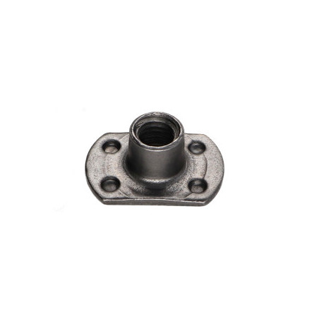 1 x Zylindrische Schweißmutter Externer Chef M10 26x18 Höhe 12 Rohstahl
