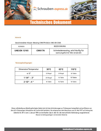1 x "Sechskantnippel Männlich weiblich...