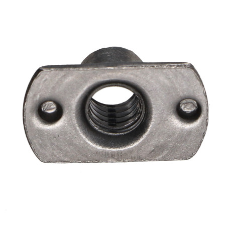 1 x Zylindrische Schweißmutter interner Chef M6 19x11 Höhe 7,8 Rohstahl