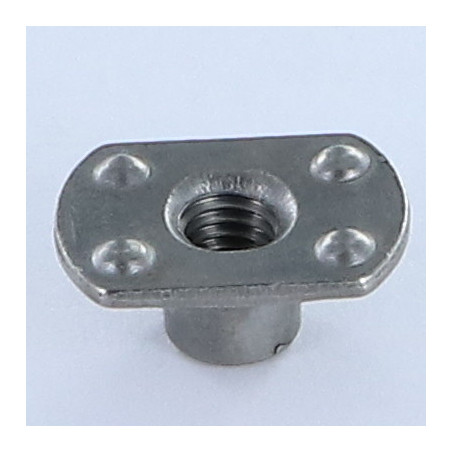 1 x Zylindrische Schweißmutter Externer Chef M6 19x11 Höhe 7,8 Rohstahl