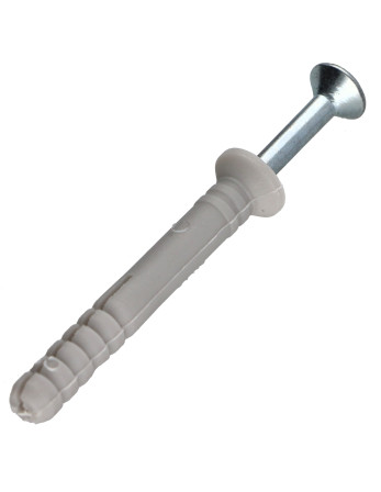 1 x Schlagdübel Senkkopfschraube 5x40 +...