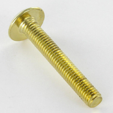 1 x Flachkopfschrauben Schraubenschlüssel 4 M6X80 Vermessingtem Stahl