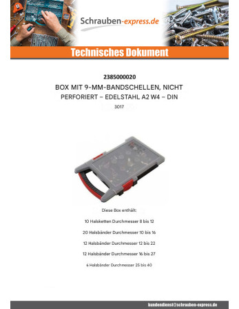 1 x Set mit 60 KETTEN BAND Nicht gespalten...
