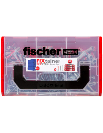 1 x Set mit Schraube Und Dübel Fischer FIXTAINER