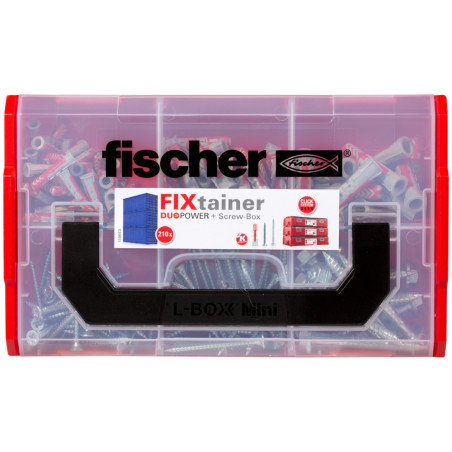 1 x Set mit Schraube Und Dübel Fischer FIXTAINER