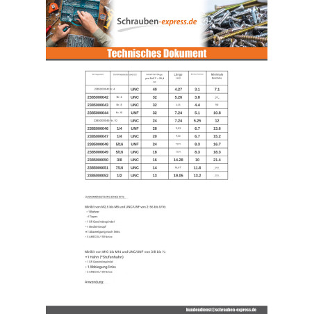 1 x KIT +NET BERICHT M12x18 gewinde 175