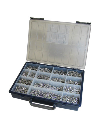 1 x Set mit 1684 Blechschraube Senkkopfschraube...
