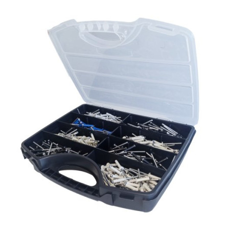 1 x Set mit 500 Niet GOSTAR GOLIGHT Aluminium Stahlgewinde DEGOMETAL