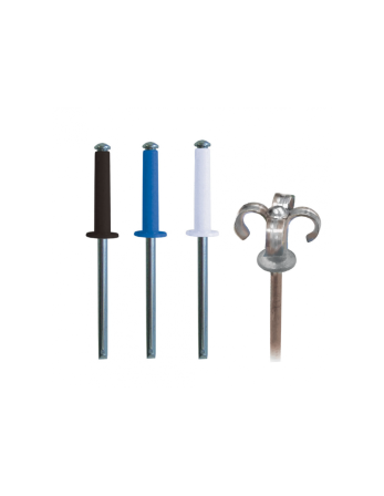 1 x Set mit 500 Niet GOSTAR GOLIGHT Aluminium...