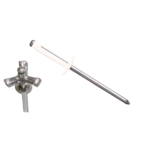1 x Set mit 500 Niet GOSTAR GOLIGHT Aluminium Stahlgewinde DEGOMETAL