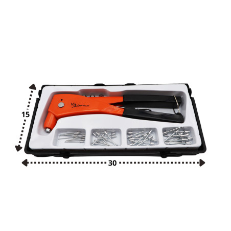1 x Set mit Nietzange Mit Nieten