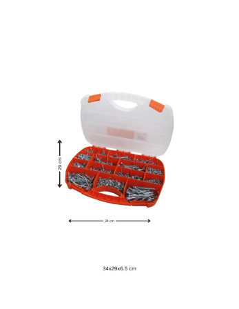 1 x Set mit 1700 Spanplattenschrauben TEKOR...