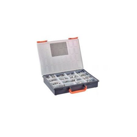 1 x Set mit 570 Metallschrauben Sechskantkopf Gesamtgewinde Edelstahl A4