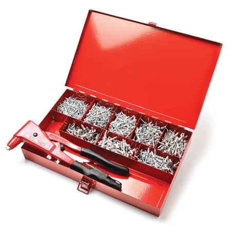 1 x Set mit Zange GO9800 + 1000 Niet DEGOMETAL
