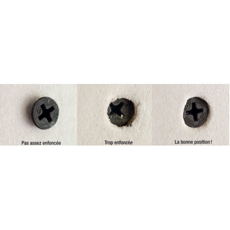 1 x Schraube für Gipsplatte 3,5X25 Metallphosphat