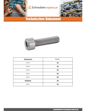 1 x Set mit 620 Metallschrauben...