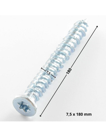 1 x Schraube Beton Senkkopf Reduziert 7,5X180...