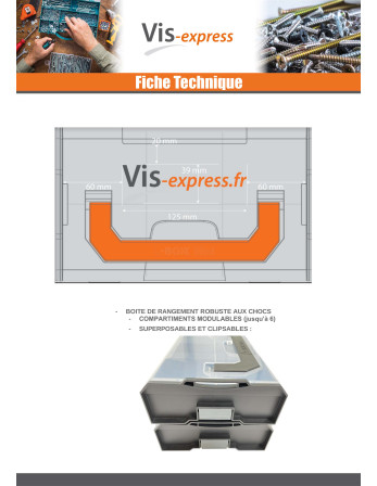 1 x FALL LAGERUNG KLAPPBAR L-BOXX MINI