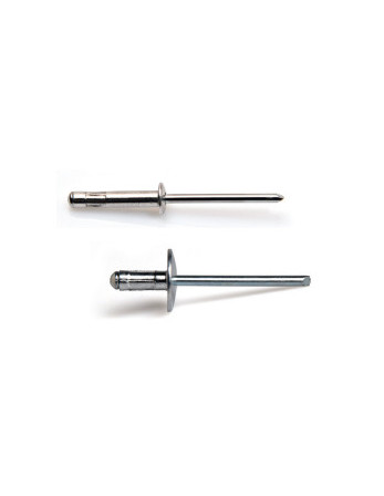 1 x Set mit 500 Blindniete Multigrip Aluminium...