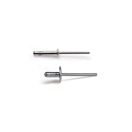 1 x Set mit 500 Blindniete Multigrip Aluminium Stahlgewinde DEGOMETAL