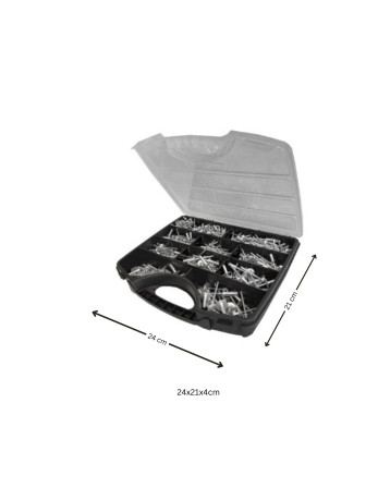 1 x Set mit 500 Blindniete Multigrip Aluminium...